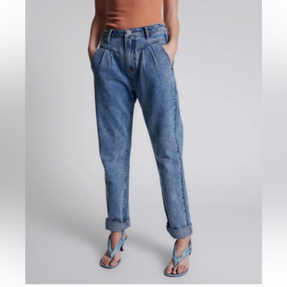 One Teaspoon Streetwalkers High Waist 80s Tapered Jeans Hollywood Wash 28